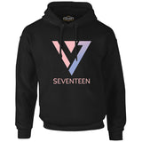 Seventeen - Logo Triangle Black Men's Zipperless Hoodie