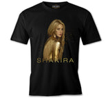 Shakira - Golden Black Men's Tshirt