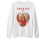 Shakira - İstanbul Beyaz Kalın Sweatshirt