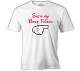 She's my Best Friend 1 White Men's Tshirt