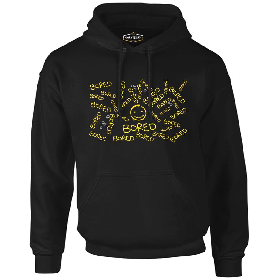 Sherlock - Bored Black Men's Zipperless Hoodie