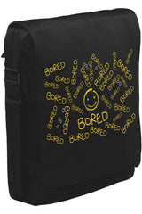 Sherlock - Bored Unisex Siyah Postacı Çanta
