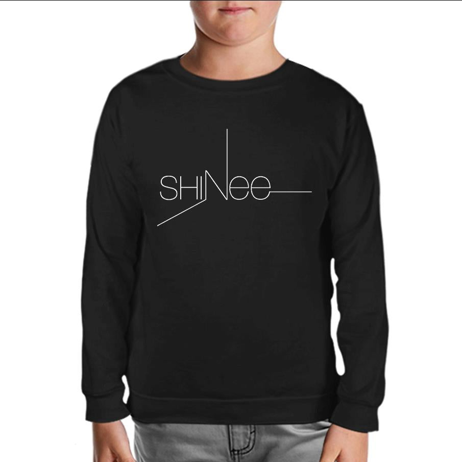 Shinee - Logo Black Kids Sweatshirt