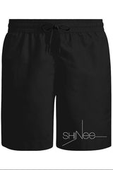 Shinee - Logo Unisex Siyah Şort