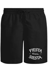 Siesta than Fiesta Unisex Siyah Şort
