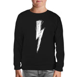 Lightning Black Kids Sweatshirt