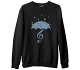 Singin In The Rain - 2  Siyah Erkek Kalın Sweatshirt