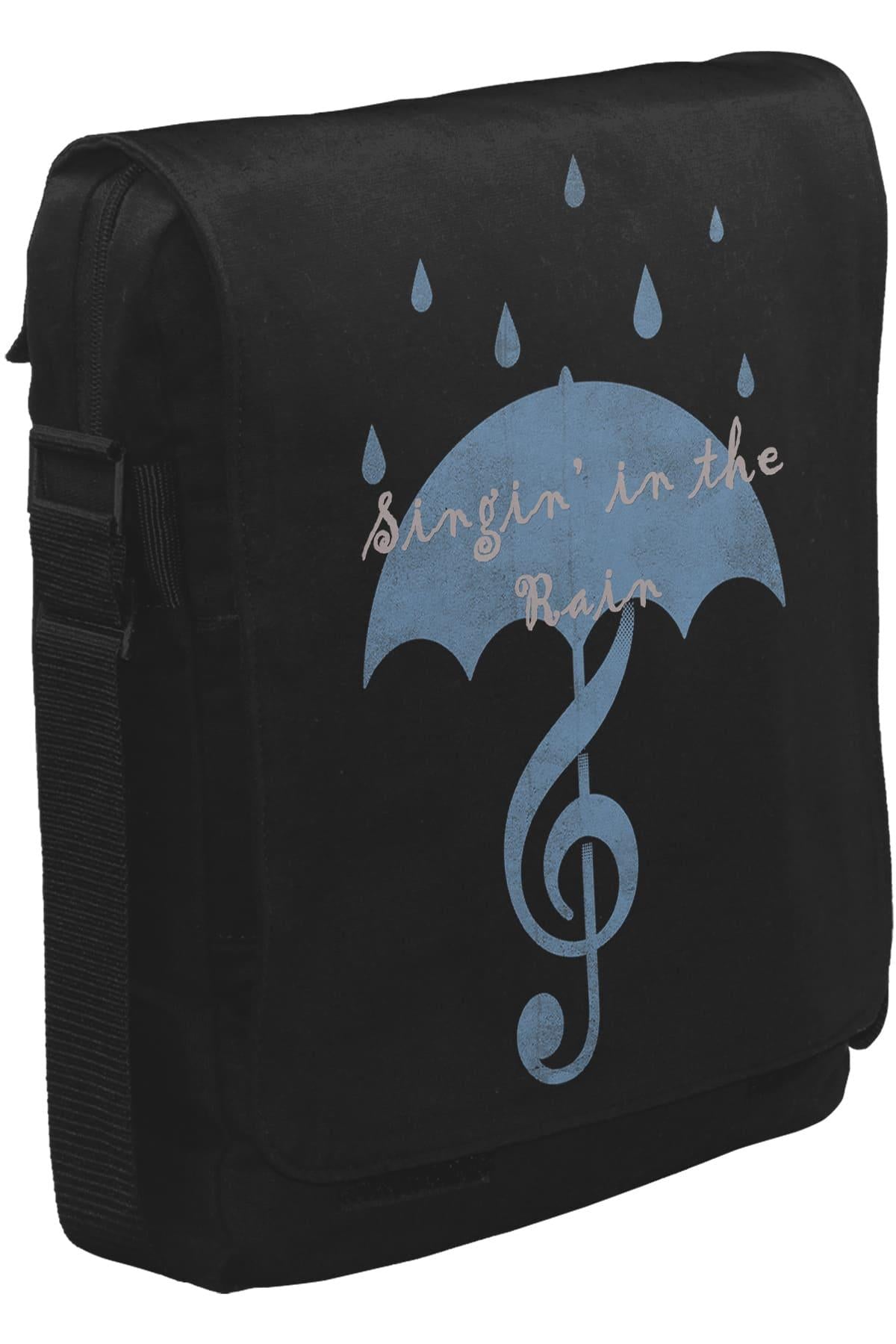 Singin In The Rain II Unisex Siyah Postacı Çanta