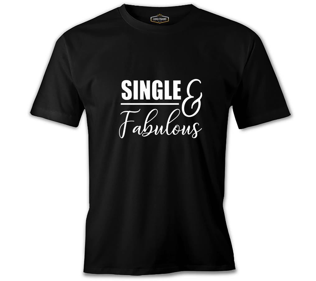 Single and Fabulous Black Men's Tshirt