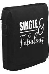 Single and Fabulous Unisex Siyah Postacı Çanta