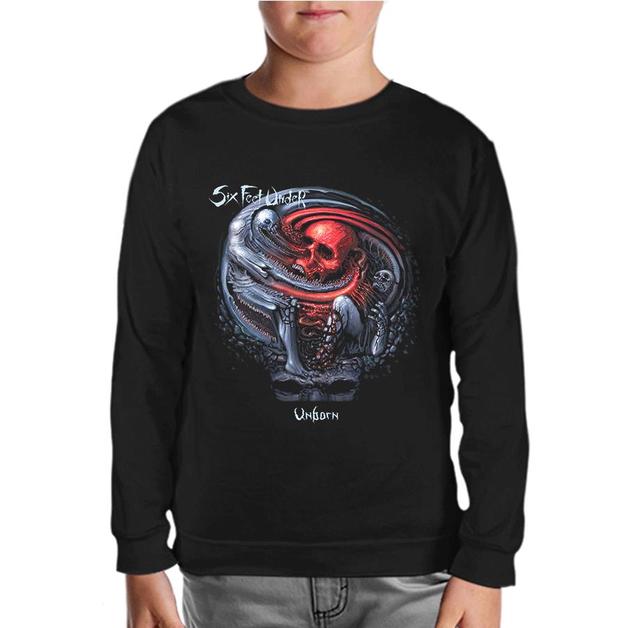 Six Feet Under - Unborn Black Kids Sweatshirt
