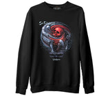 Six Feet Under - Unborn  Siyah Erkek Kalın Sweatshirt