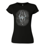 Skyrim - Dragon Black Women's Tshirt