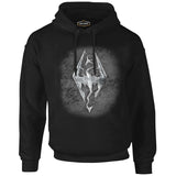 Skyrim - Dragon Black Men's Zipperless Hoodie