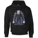 Skyrim - Dragonborn Black Men's Zipperless Hoodie