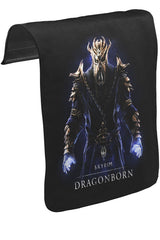 Skyrim - Dragonborn Unisex Siyah Tak-Çıkar Postacı Çanta Kapağı CK-295