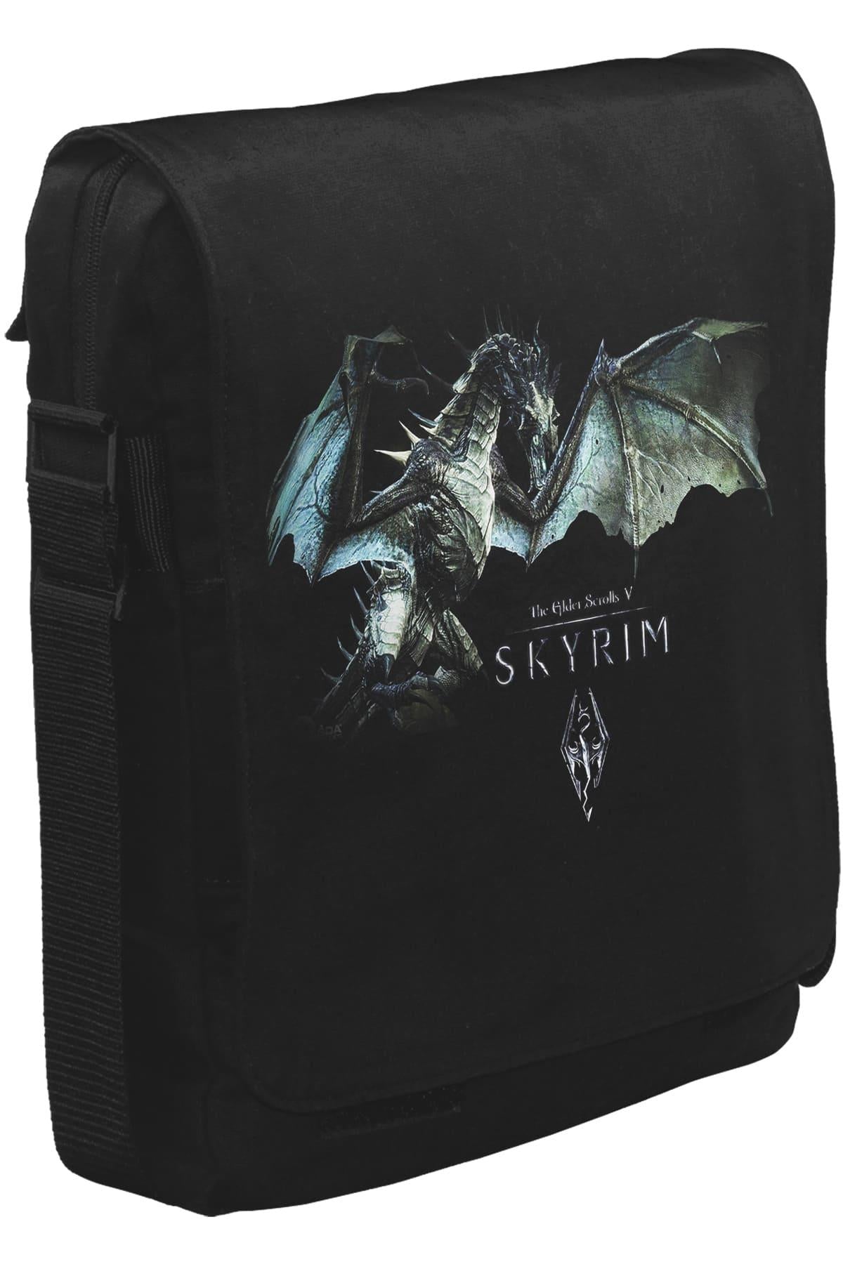Skyrim - Paartuhnax Unisex Siyah Postacı Çanta