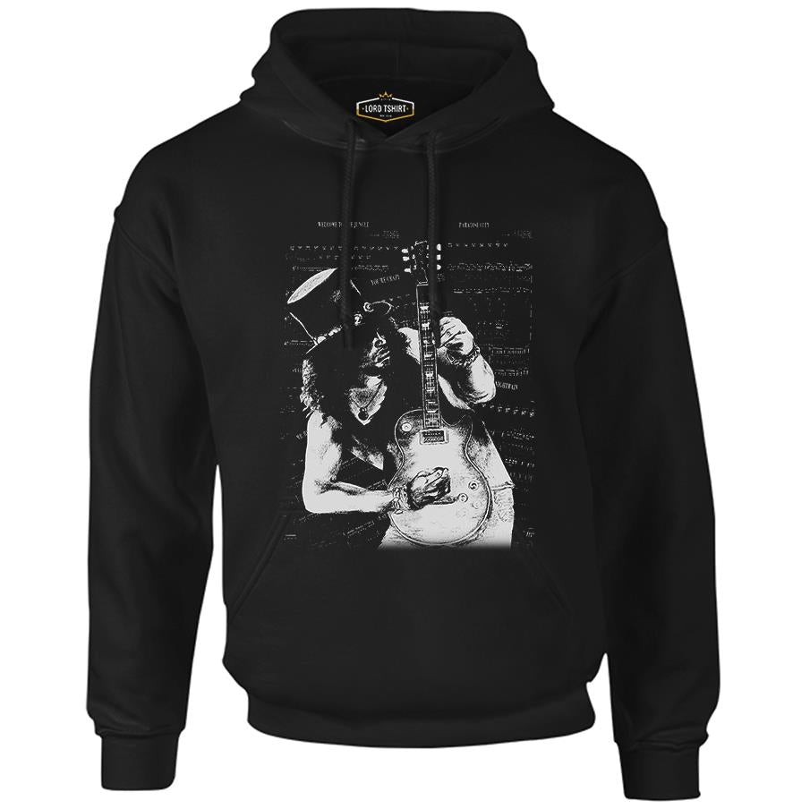 Slash - You're Crazy Siyah Erkek Fermuarsız Kapşonlu