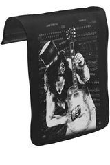 Slash - You're Crazy Unisex Siyah Tak-Çıkar Postacı Çanta Kapağı CK-1025