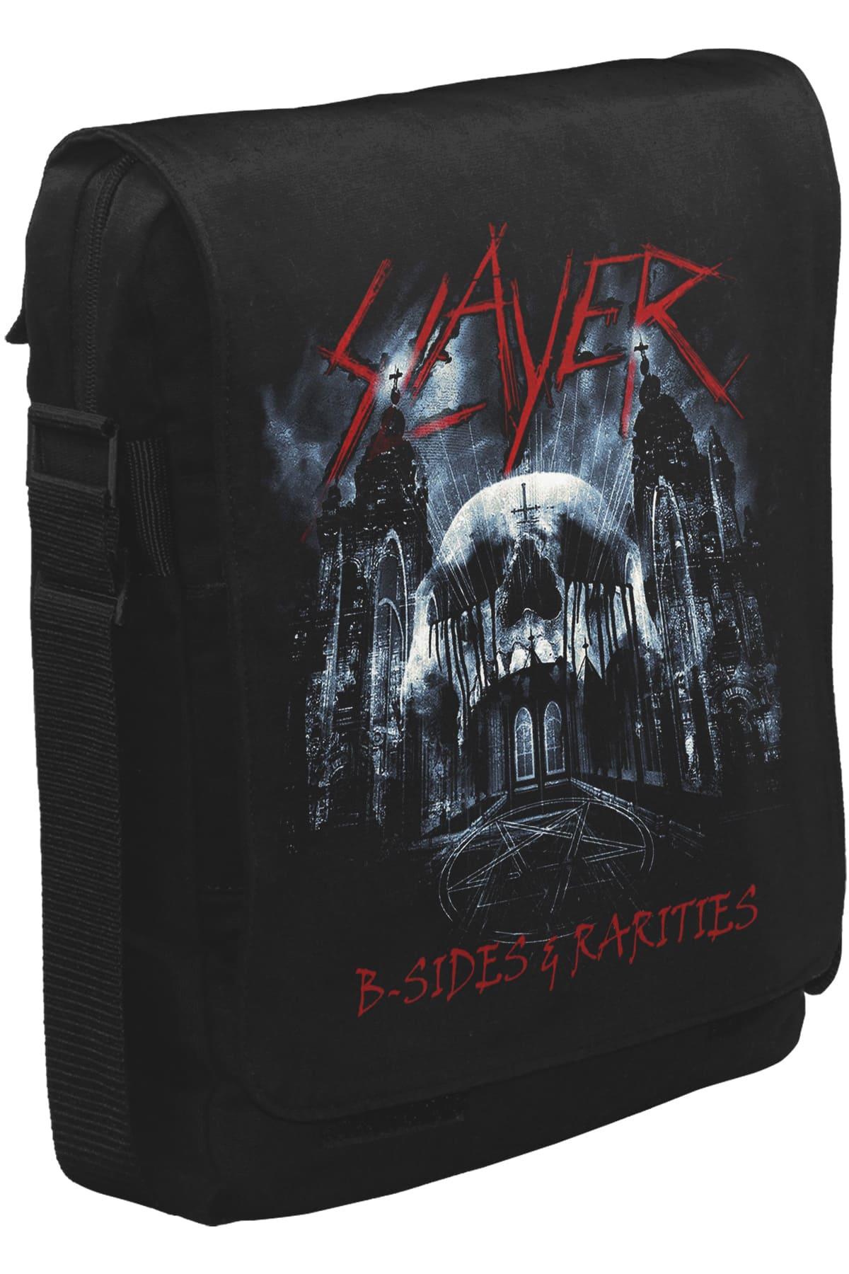 Slayer - B-Sides & Rarities Unisex Siyah Postacı Çanta