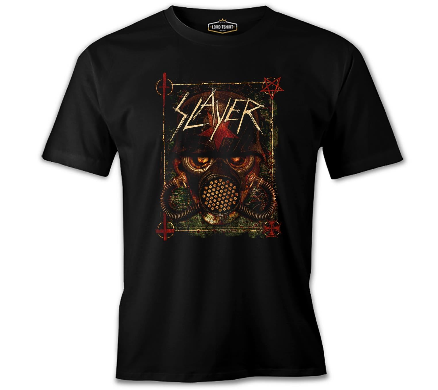 Slayer - Mask Siyah Erkek Tshirt