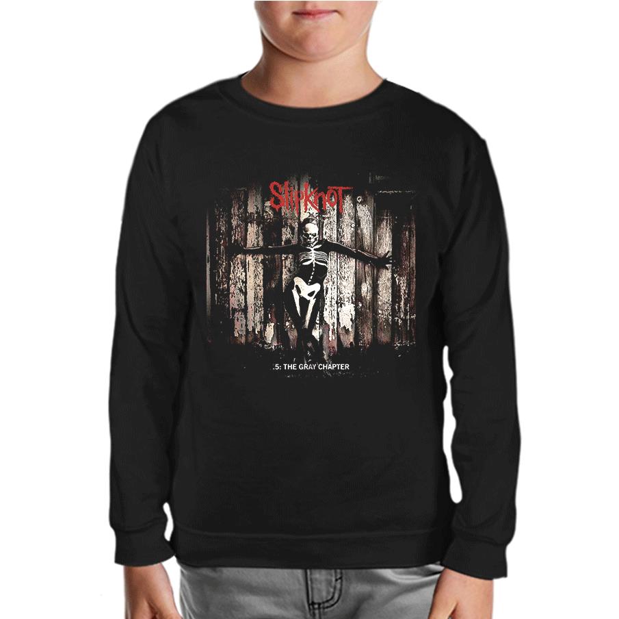 Slipknot - 5: The Gray Chapter Black Kids Sweatshirt