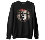 Slipknot - 5: The Gray Chapter  Siyah Erkek Kalın Sweatshirt