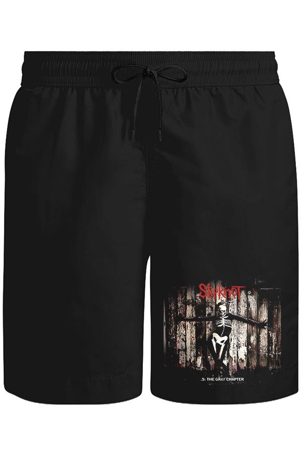 Slipknot - 5: The Gray Chapter Unisex Siyah Şort