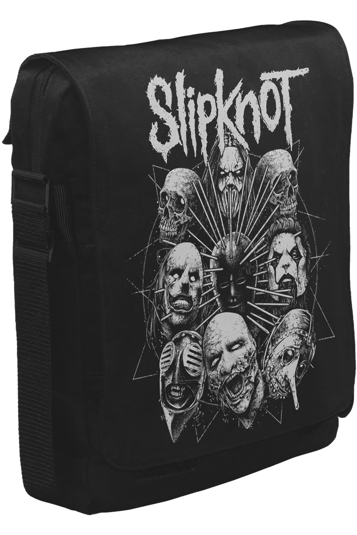Slipknot - Deca Unisex Siyah Postacı Çanta