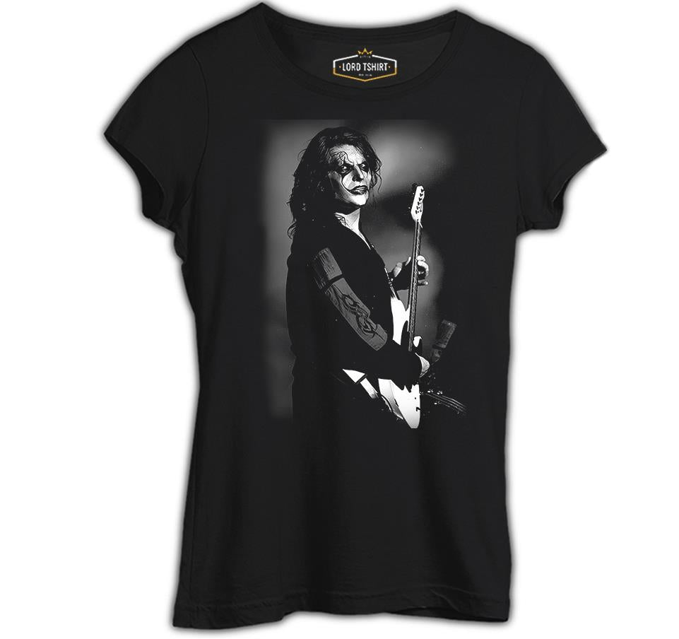 Slipknot - Jim Root Siyah Kadın Tshirt