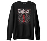 Slipknot - Logo  Siyah Erkek Kalın Sweatshirt