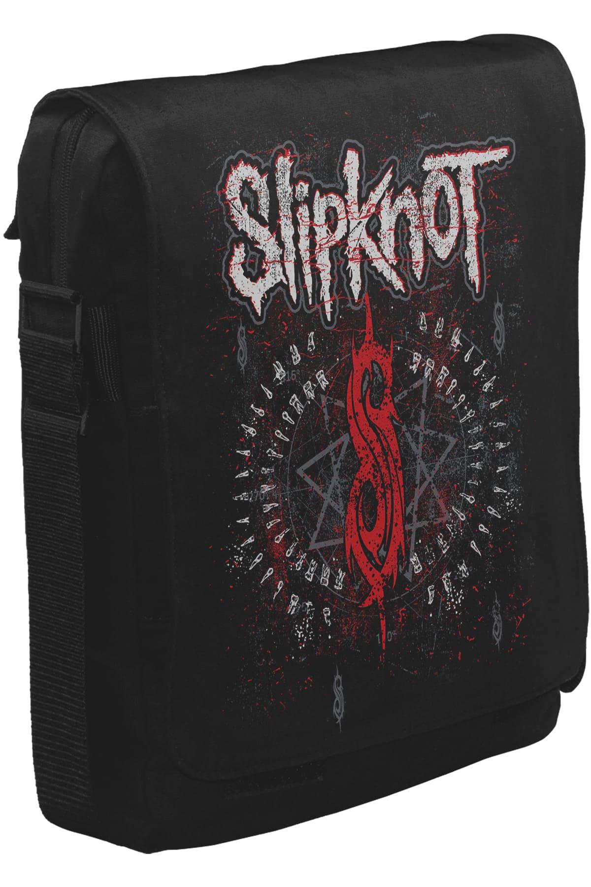 Slipknot - Logo Unisex Siyah Postacı Çanta