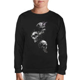 Smoky Heads Black Kids Sweatshirt