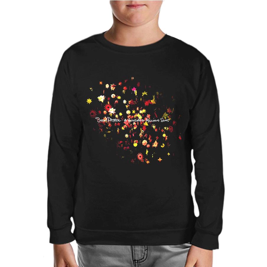 Snow Patrol - A Hundred Million Suns Siyah Çocuk Sweatshirt