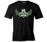 Soccer Ball Champion Black Men's Tshirt