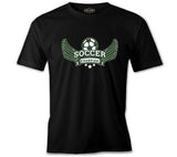 Soccer Ball Champion Black Men's Tshirt