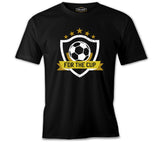 Soccer Logo for the Cup Black Men's Tshirt