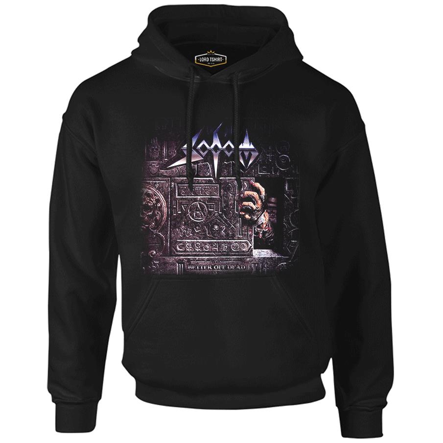 Sodom - Better off Dead Black Men's Zipperless Hoodie