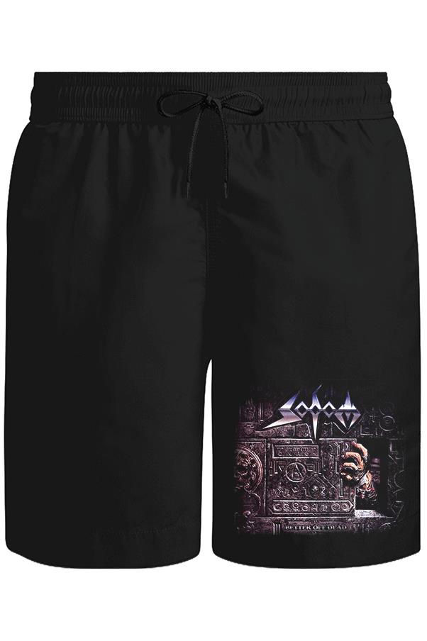 Sodom - Better off Dead Unisex Siyah Şort