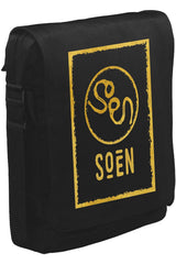 Soen Logo II Unisex Siyah Postacı Çanta