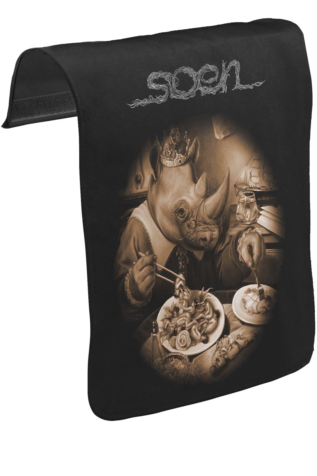 Soen - Tellurian Unisex Siyah Tak-Çıkar Postacı Çanta Kapağı CK-1105