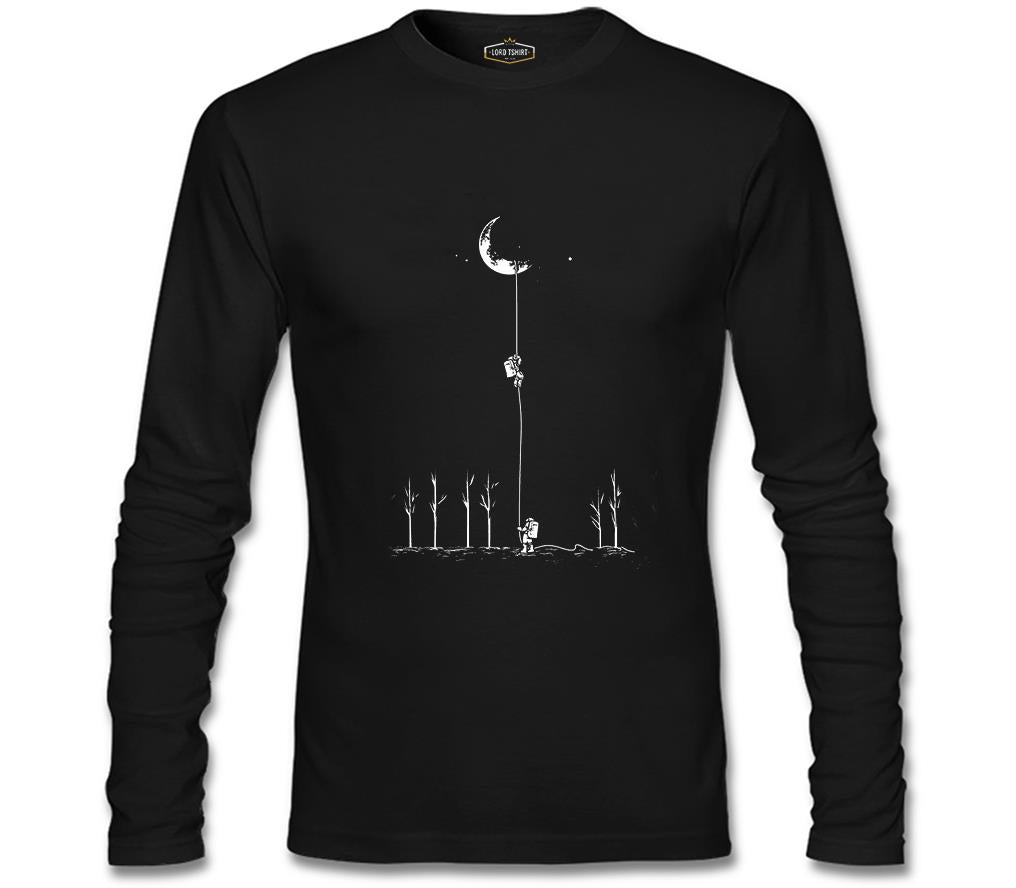 Space - Bond Siyah Erkek Sweatshirt