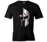 Spartan Warrior Helmet Black Men's Tshirt