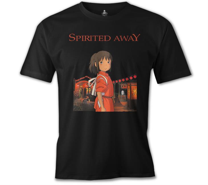 Spirited Away Siyah Erkek Tshirt