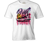 Sports Shoes  in Graffiti Style Beyaz Erkek Tshirt
