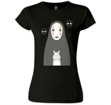 Sprited Away - Kaonashi Black Women's Tshirt