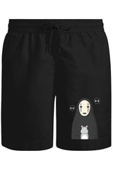 Sprited Away - Kaonashi Unisex Siyah Şort