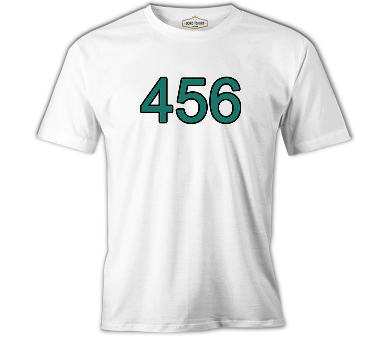 Squid Game - 456 Beyaz Erkek Tshirt