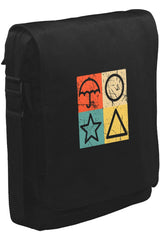 Squid Game - Candy Game Unisex Black Messenger Bag 