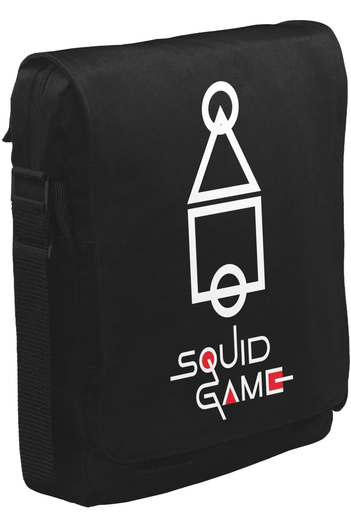 Squid Game-Final Game Unisex Black Messenger Bag 